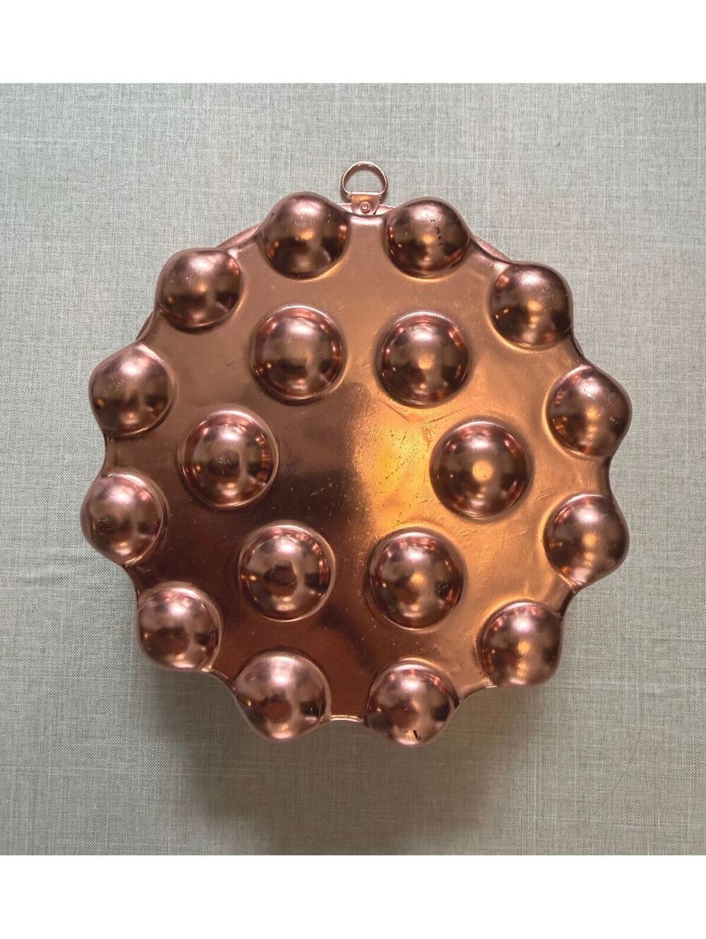 Vintage Copper Mold Round Bubble Design Wall Hanging Decor